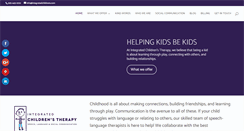 Desktop Screenshot of integratedchildrens.com