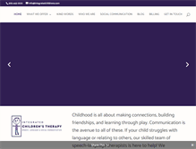 Tablet Screenshot of integratedchildrens.com